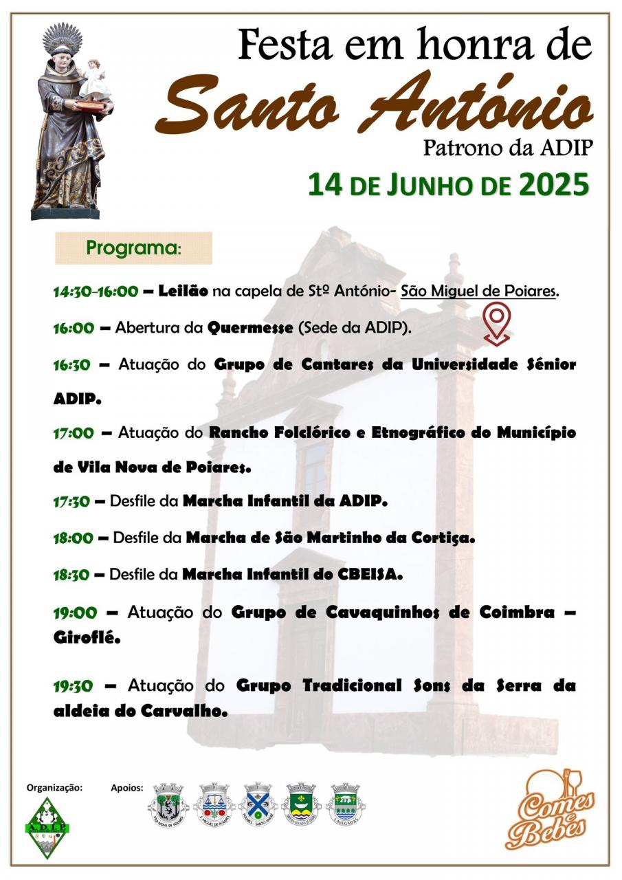 Festa em Honra de Santo Antonio 14 de junho