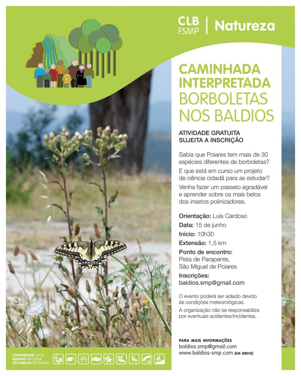 Caminhada "Borboletas nos Baldios"