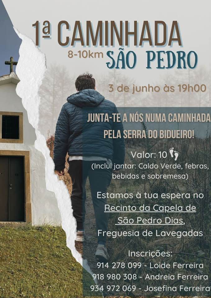 1ª.  Caminhada São Pedro