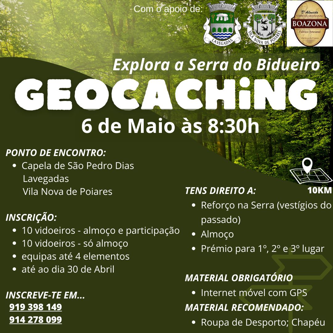 Geocaching - Explora a Serra do Bidoeiro